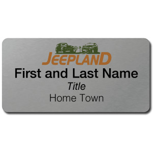 JeepLand - Name Tag