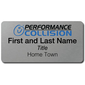 Performance Collision - Name Tag
