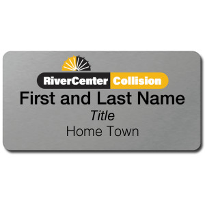 RiverCenter Collision - Name Tag