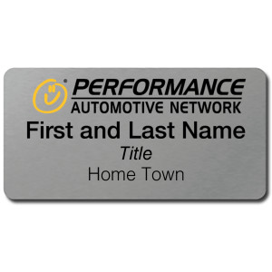 Performance Automotive Network - Name Tag