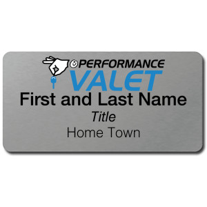 Performance Valet - Name Tag