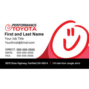 Performance Toyota - Business Cards