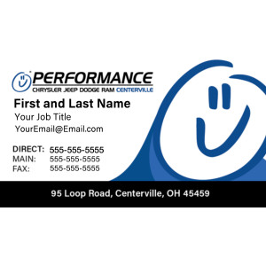 Performance CJDR - Business Cards