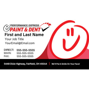 Performance Paint & Dent - Business Cards
