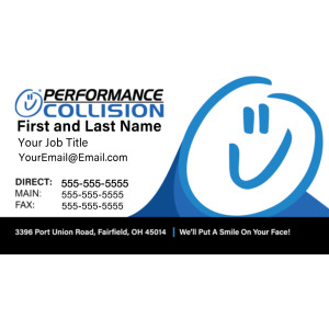 Performance Collision - Business Cards