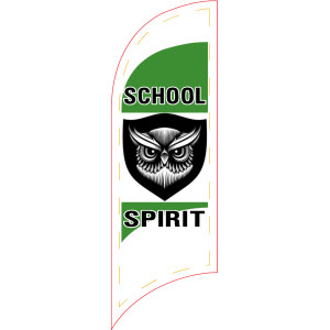 7ft Feather Flag School Spirit 4