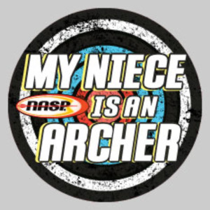 NASP® My Niece is an Archer Decal