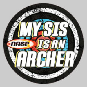 NASP® My Sis is an Archer Decal