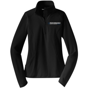 Performance CJDR – LST850 Sport-Tek® Ladies Sport-Wick® Stretch 1/2-Zip Pullover