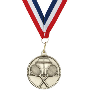GENERIC Gold Tennis Medallion - M-134G