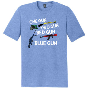 One Gun, Two Gun, Red Gun, Blue Gun