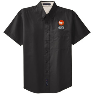 ADULT/UNISEX Easy Care Button Down SS shirt
