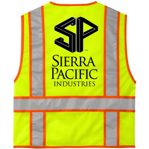 CSV103 - CornerStone® ANSI 107 Class 2 Mesh Zippered Two-Tone Vest