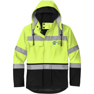 CSJ502 - CornerStone® ANSI 107 Class 3 Waterproof Ripstop 3-In-1 Parka