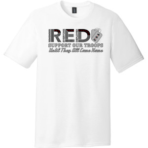 RED: Support Our Troops Until They All Come Home