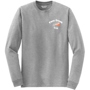 Fern Creek Trap – Gildan® – DryBlend® 50 Cotton/50 Poly Long Sleeve T-Shirt - 8400 (White Logo) Screen Print