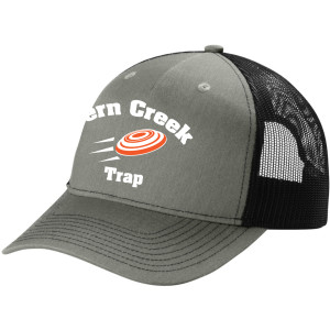 Fern Creek Trap – Port Authority® Snapback Five-Panel Trucker Cap - C115 (White Logo) Embroidery
