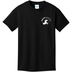 PC54Y Black Cotton Tee YOUTH