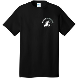 PC54 Black Cotton Tee ADULT