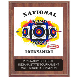 2023 NASP® National Tournament 8 X 10 Plaque