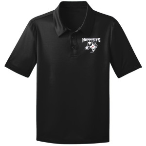 Y540 Black Polyester Polo YOUTH