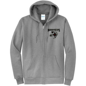 PC78ZH Ath Heather Zip Hoodie ADULT