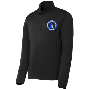 ST357 Black 1/4 Zip Polyester ADULT