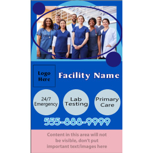Mini Retractable Banner Health