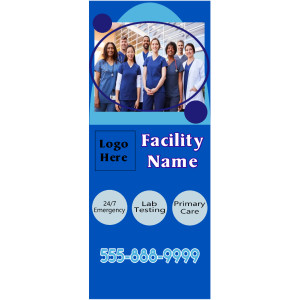Full Size Retractable Banner Health