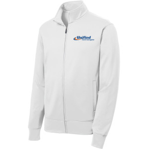Sport-Tek® Sport-Wick® Fleece Full-Zip Jacket - ST241 (Blue Logo)