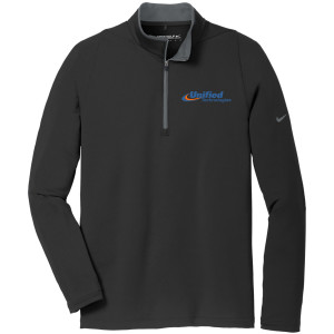 Nike Dri-FIT Stretch 1/2-Zip Cover-Up - 779795 (Blue Logo)