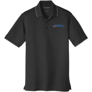 Port Authority® Dry Zone® UV Micro-Mesh Tipped Polo - K111 (Blue Logo)