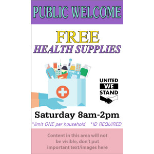 Mini Retractable Banner Health 8