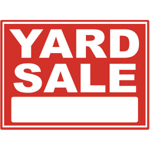 18x24 Yard Sign Yard Sale 2