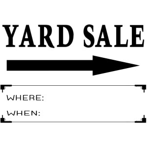 18x24 Yard Sign Yard Sale 6