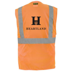 Heartland Safety Vests With Badge Pocket