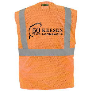 Keesen Safety Vests With Badge Pocket