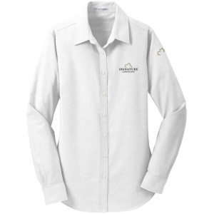 Signature Ladies Port Authority SuperPro Oxford Shirt - L658