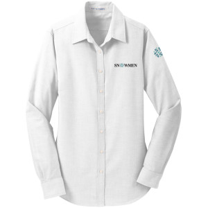 Snowmen Ladies Port Authority SuperPro Oxford Shirt - L658