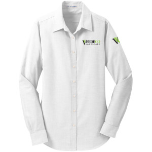 Verdego Ladies Port Authority SuperPro Oxford Shirt - L658