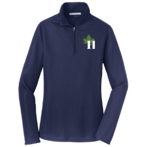 Hillenmeyer Port Authority Ladies Pinpoint Mesh 1/2-Zip - L806