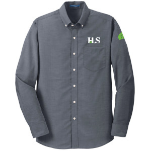 HLS Port Authority SuperPro Oxford Shirt - S658