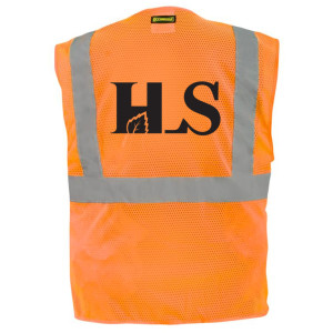 HLS Safety Vests With Badge Pocket