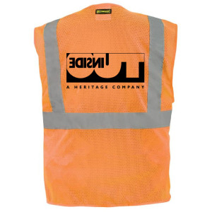 Inside Out Safety Vests With Badge Pocket