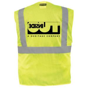 Inside Out Safety Vests No Badge Pocket