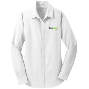 MainScapes Ladies Port Authority SuperPro Oxford Shirt - L658
