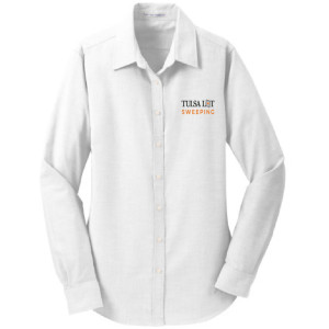 TLS Ladies Port Authority SuperPro Oxford Shirt - L658