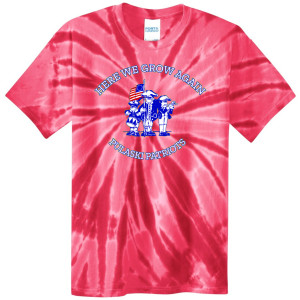 PC147Y Youth Red Tie Dye Patriots