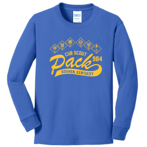 Port & Company® Youth Long Sleeve Core Cotton Tee - PC54YLS