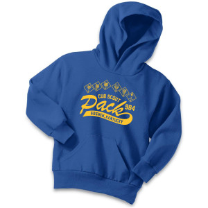 Port & Company® Youth Core Fleece Pullover Hooded Sweatshirt - PC90YH